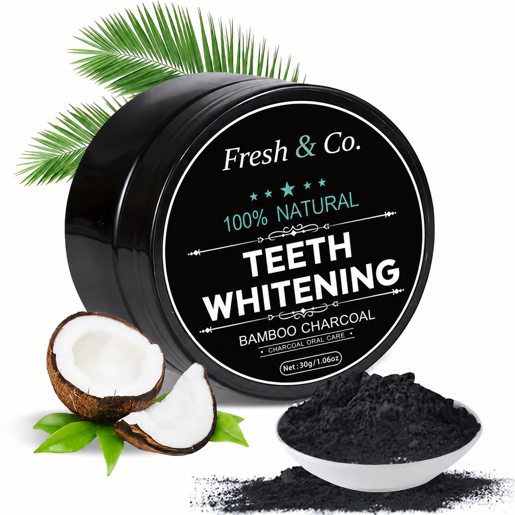 Bamboo Charcoal Whitening Tooth Powder - Mint, 30g