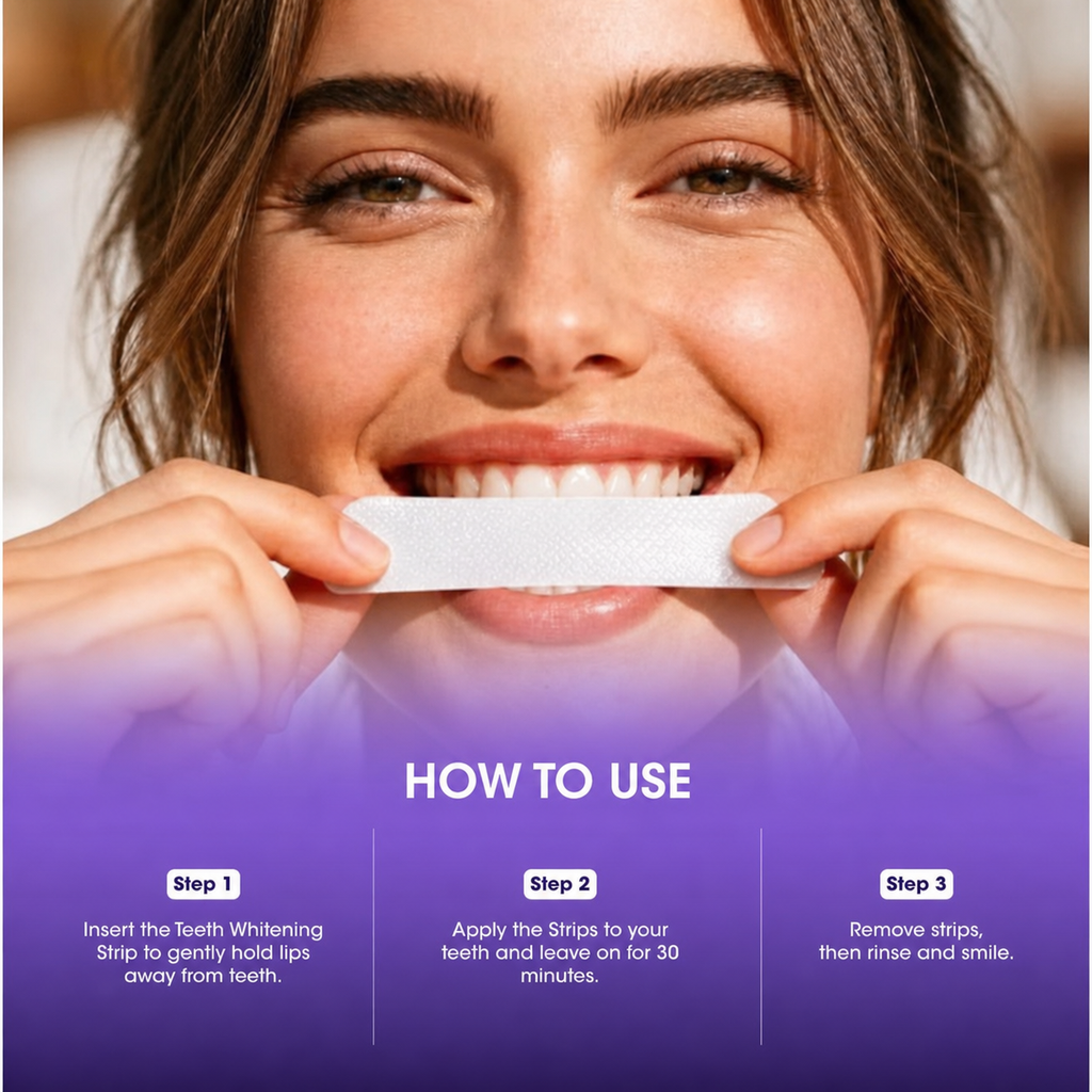 7 Pairs Teeth Brightening Strips for Teeth, 5D/9D Whitener Strips Reduced Sensitivity White Strips